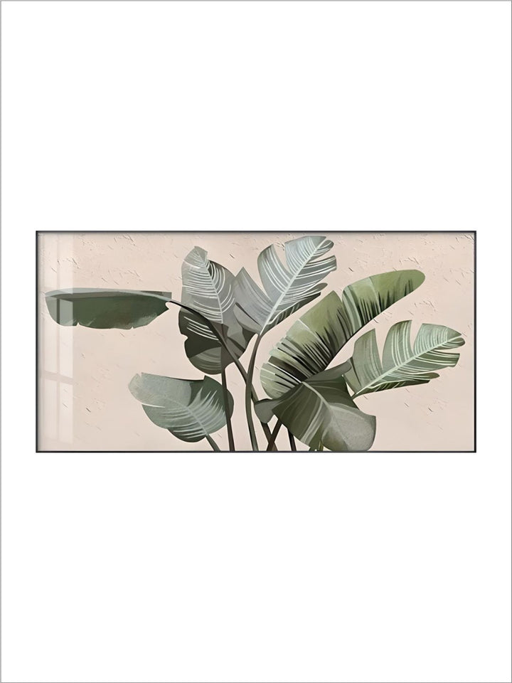 Tropical Green Leaves Wall Art Fine Art C