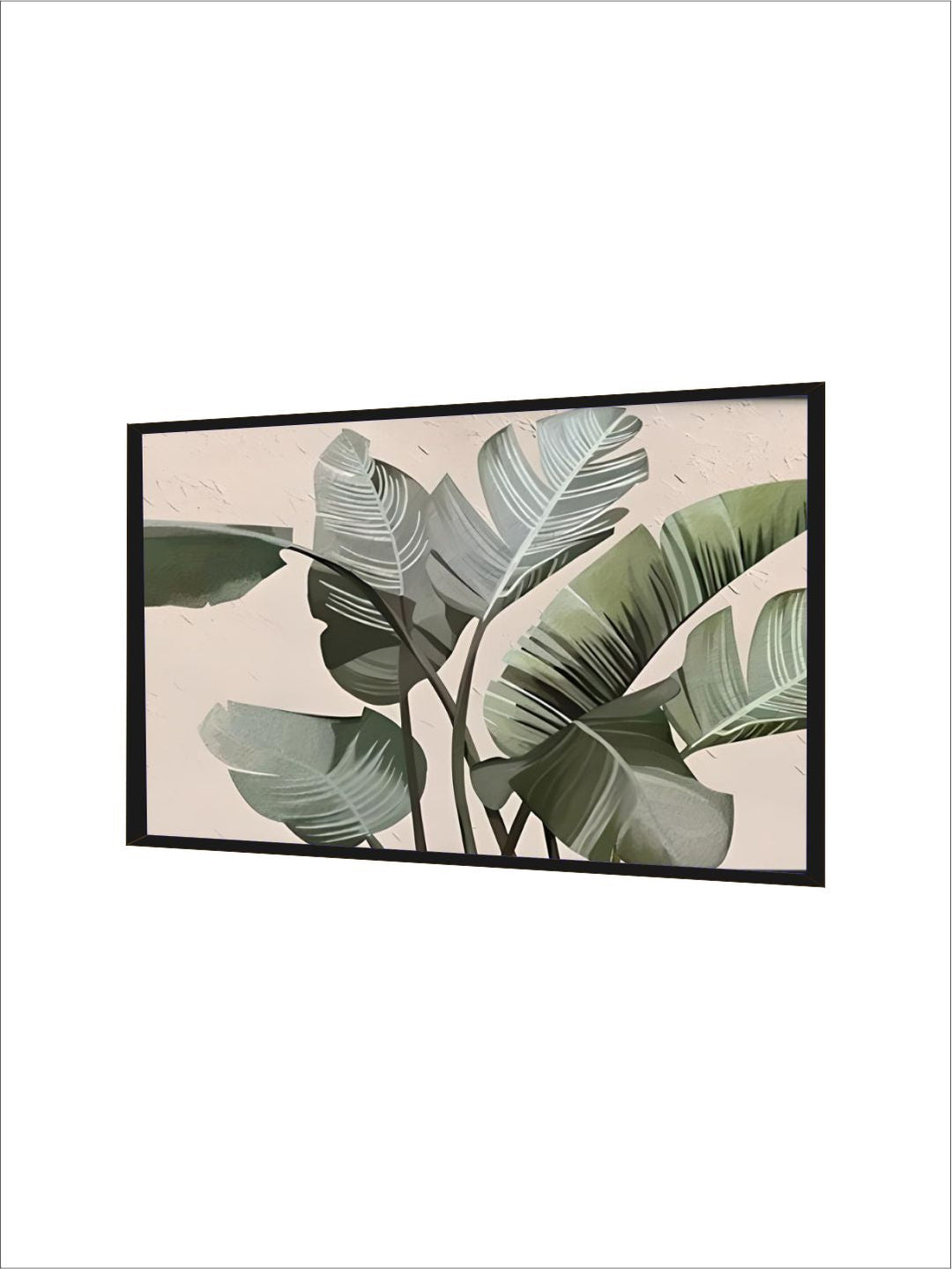 Tropical Green Leaves Wall Art Fine Art C