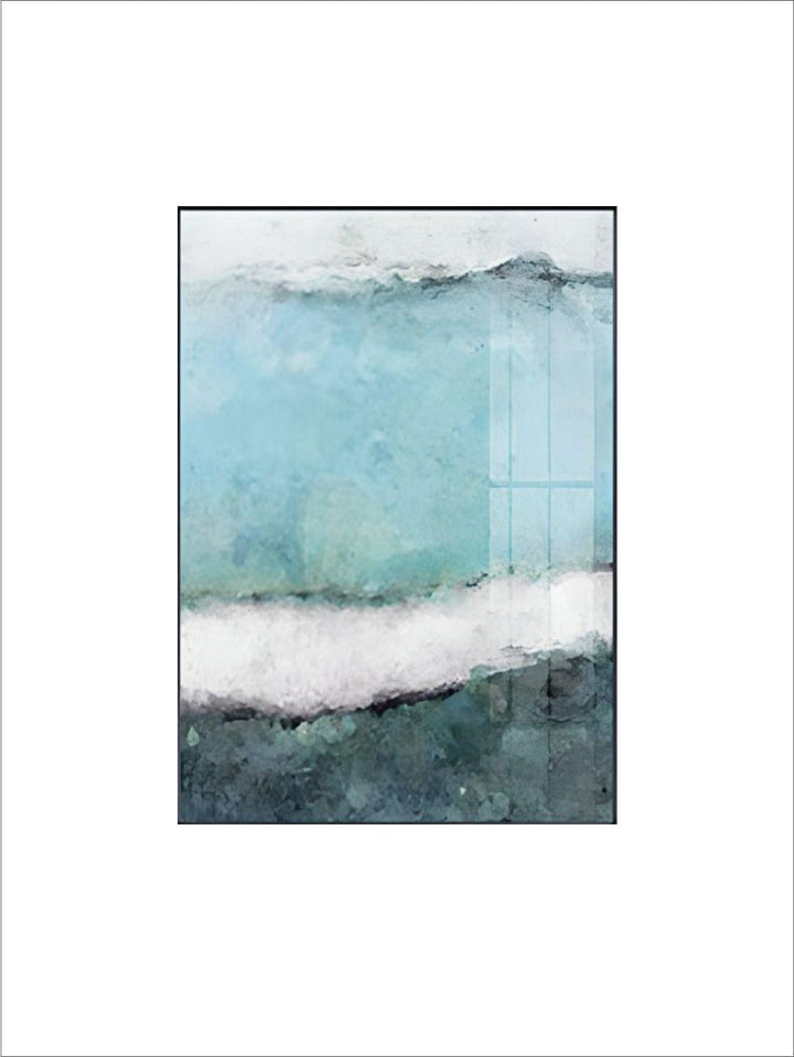 Abstract Shades Of Blue Black Wall Art Fine Art Canvas Prints Modern Boutique Pictures For Living Room Dining Room Contemporary Home Wall Art Decor
