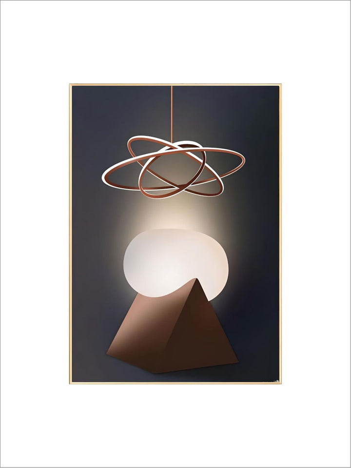 Abstract Futuristic Elements Modern Aesthetics Wall Art 