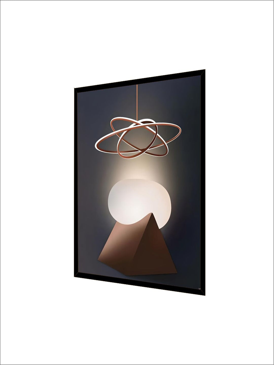 Abstract Futuristic Elements Modern Aesthetics Wall Art 