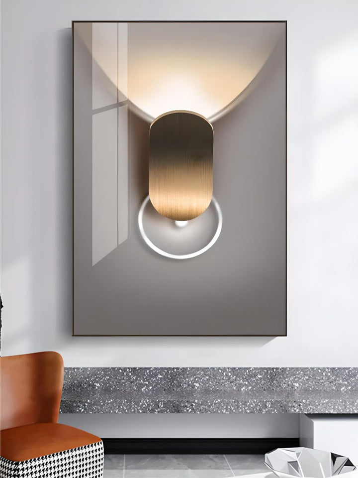 Abstract Futuristic Elements Modern Aesthetics Wall Art 