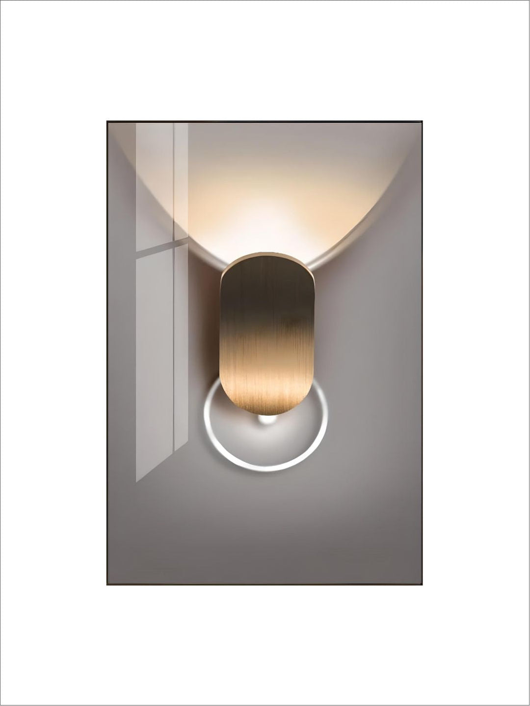 Abstract Futuristic Elements Modern Aesthetics Wall Art 