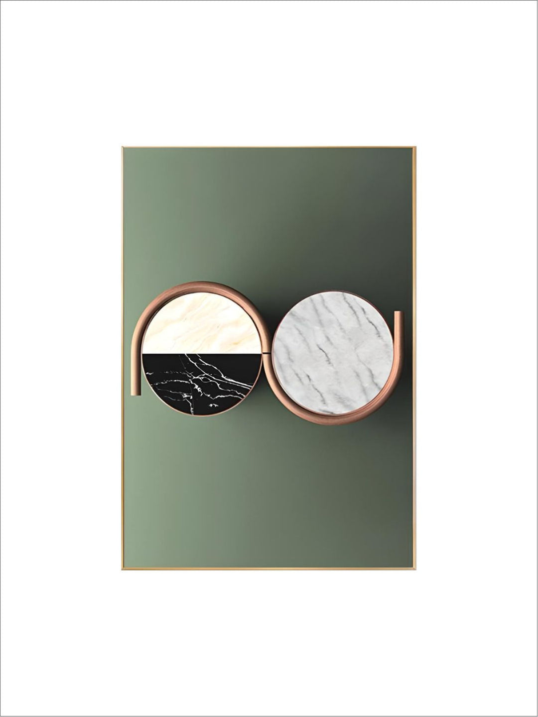 Modern Abstract Avocado Wall Art Fine Art
