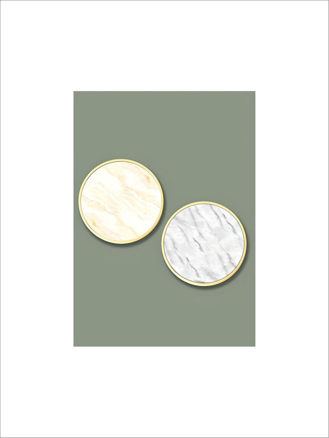 Modern Abstract Avocado Wall Art Fine Art
