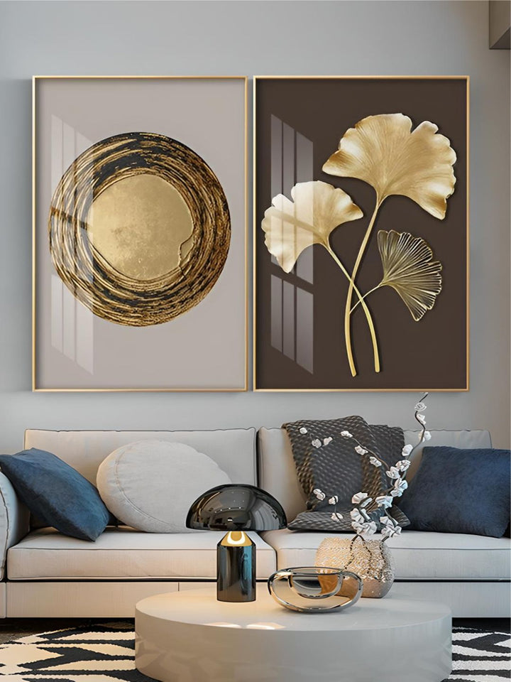 Modern Abstract Exotic Tropical Botanical Wall Art