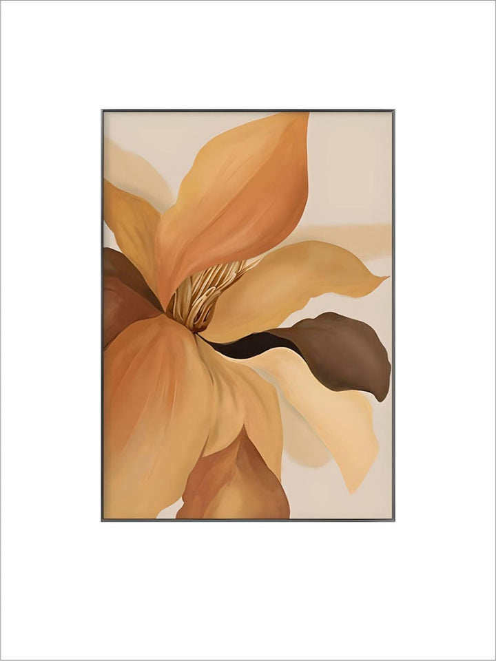 Exotic Floral White Petal Wall Art Fine Art Canvas Prints Modern Abstract Botanical Pictures For Living Room Dining Room Home Office Decor