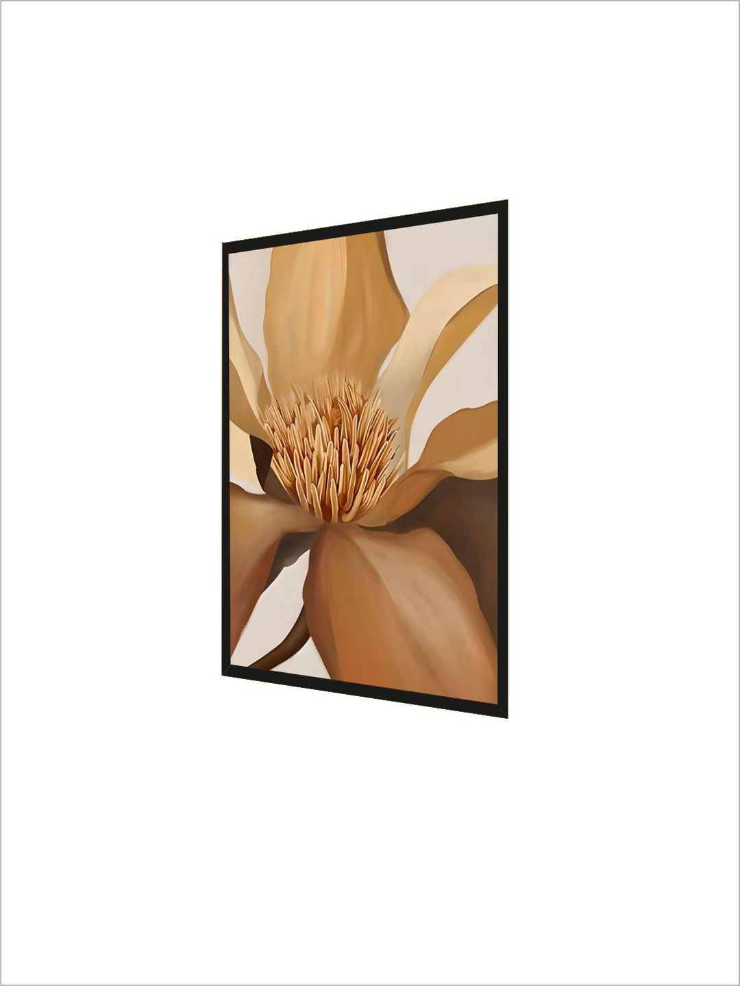 Exotic Floral White Petal Wall Art Fine Art Canvas Prints Modern Abstract Botanical Pictures For Living Room Dining Room Home Office Decor