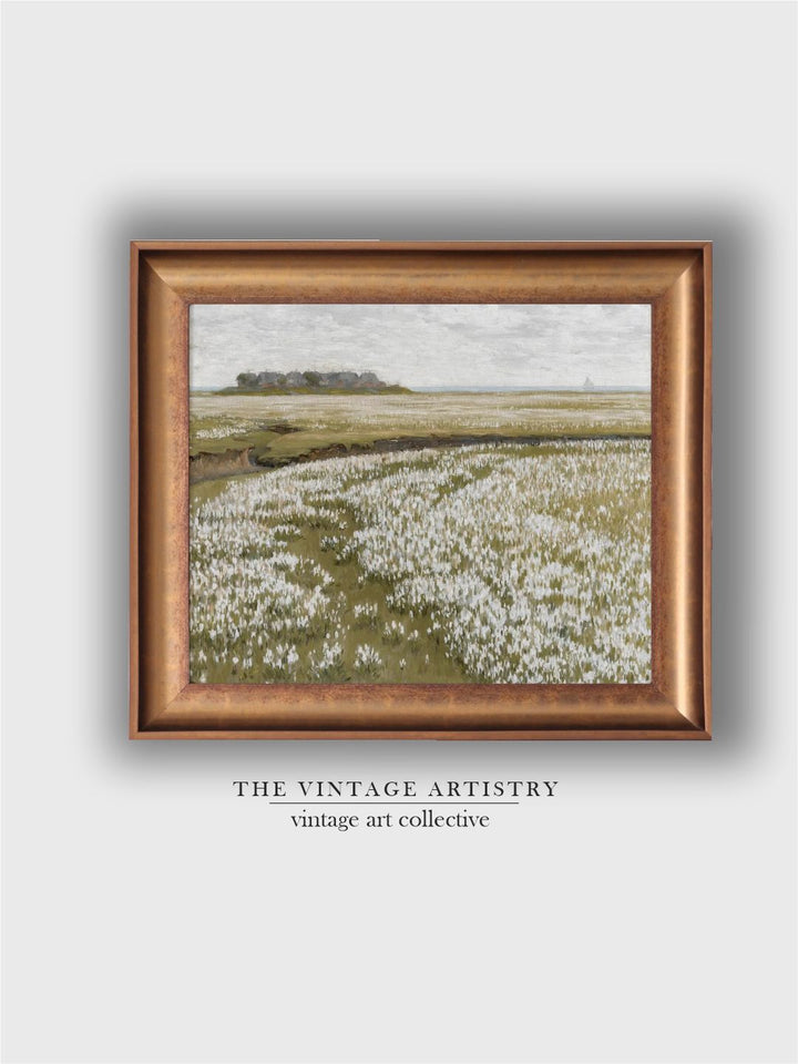 The Vintage Artistry Green Spring Meadow Wall Art
