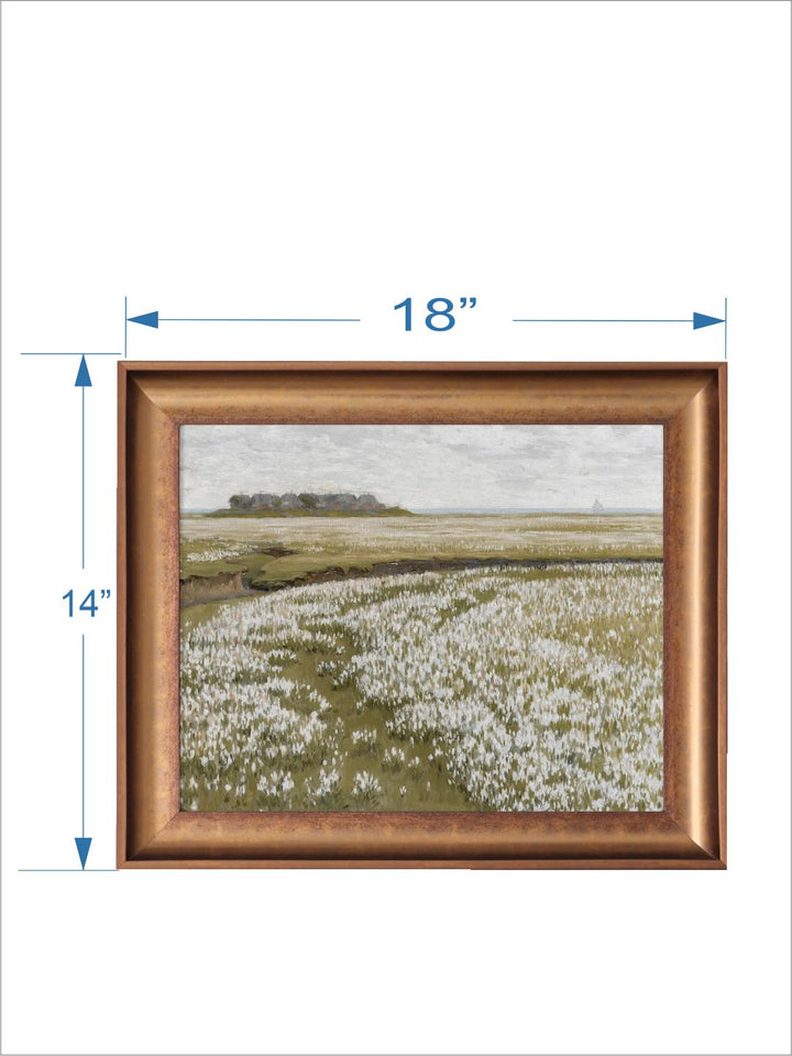 The Vintage Artistry Green Spring Meadow Wall Art