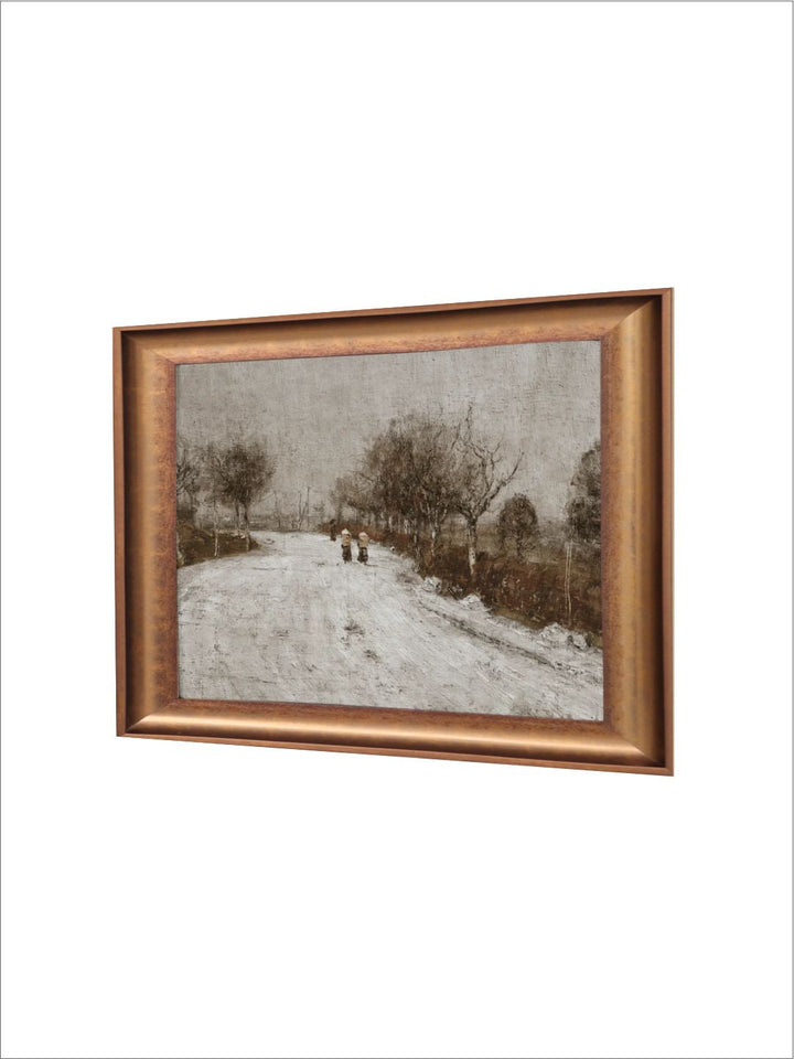 The Vintage Artistry Grey Rustic Winter Wall Art