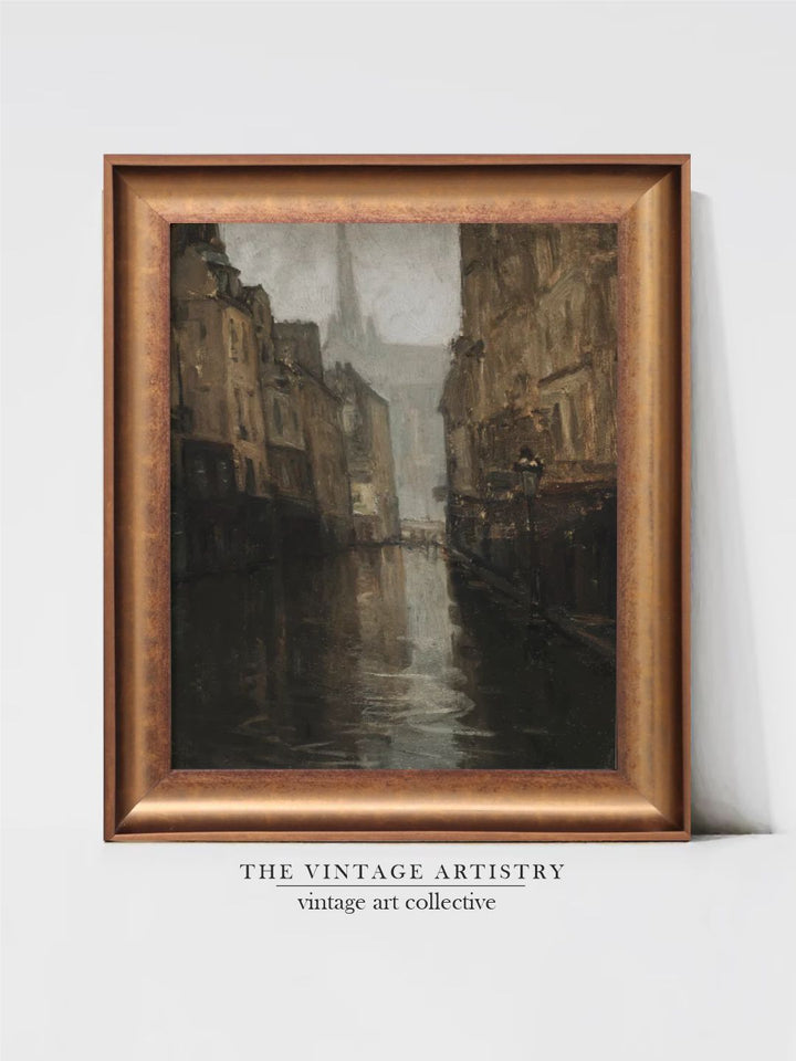 The Vintage Artistry Brown & Black Dark Wall Art