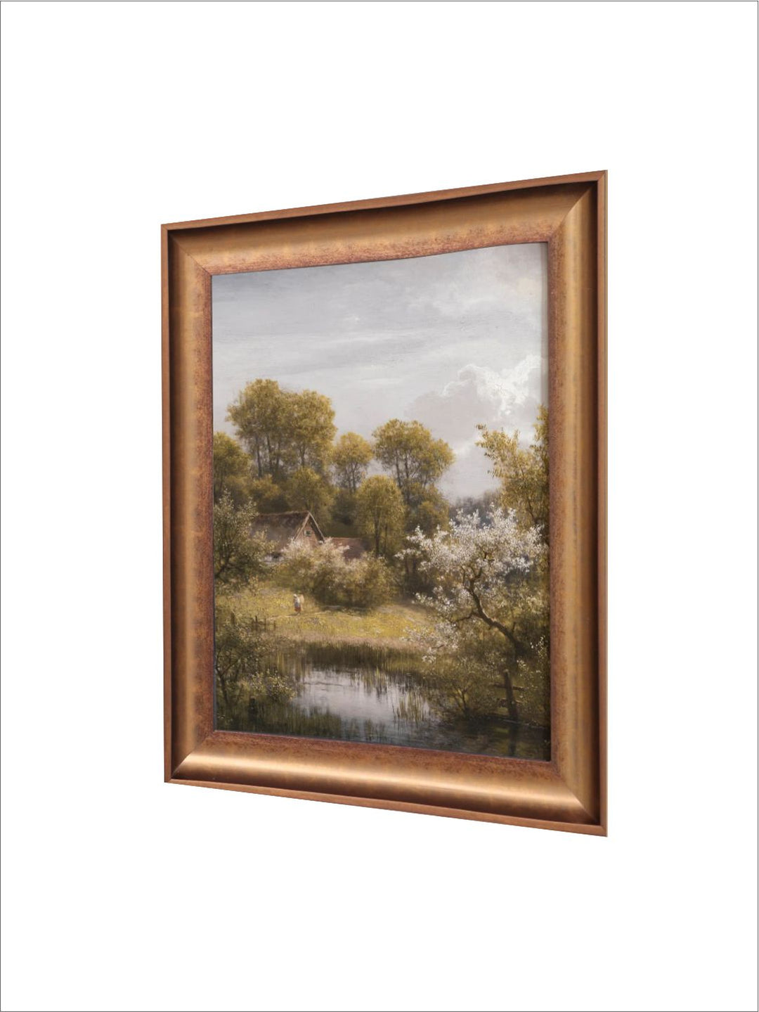The Vintage Artistry Brown Moody Springdark Printable Wall Art