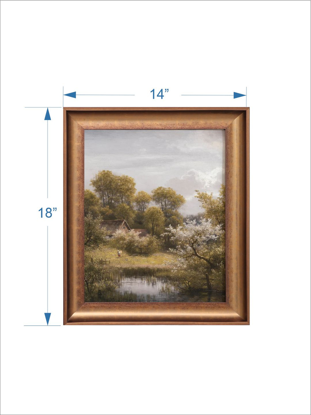 The Vintage Artistry Brown Moody Springdark Printable Wall Art