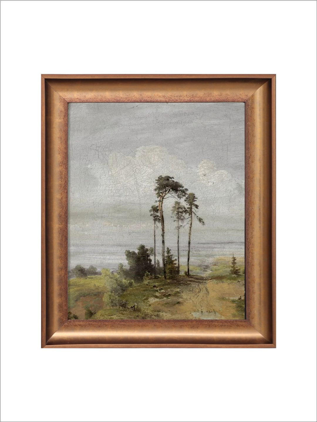 The Vintage Artistry Blue & Green Coastal Beach Wall Art