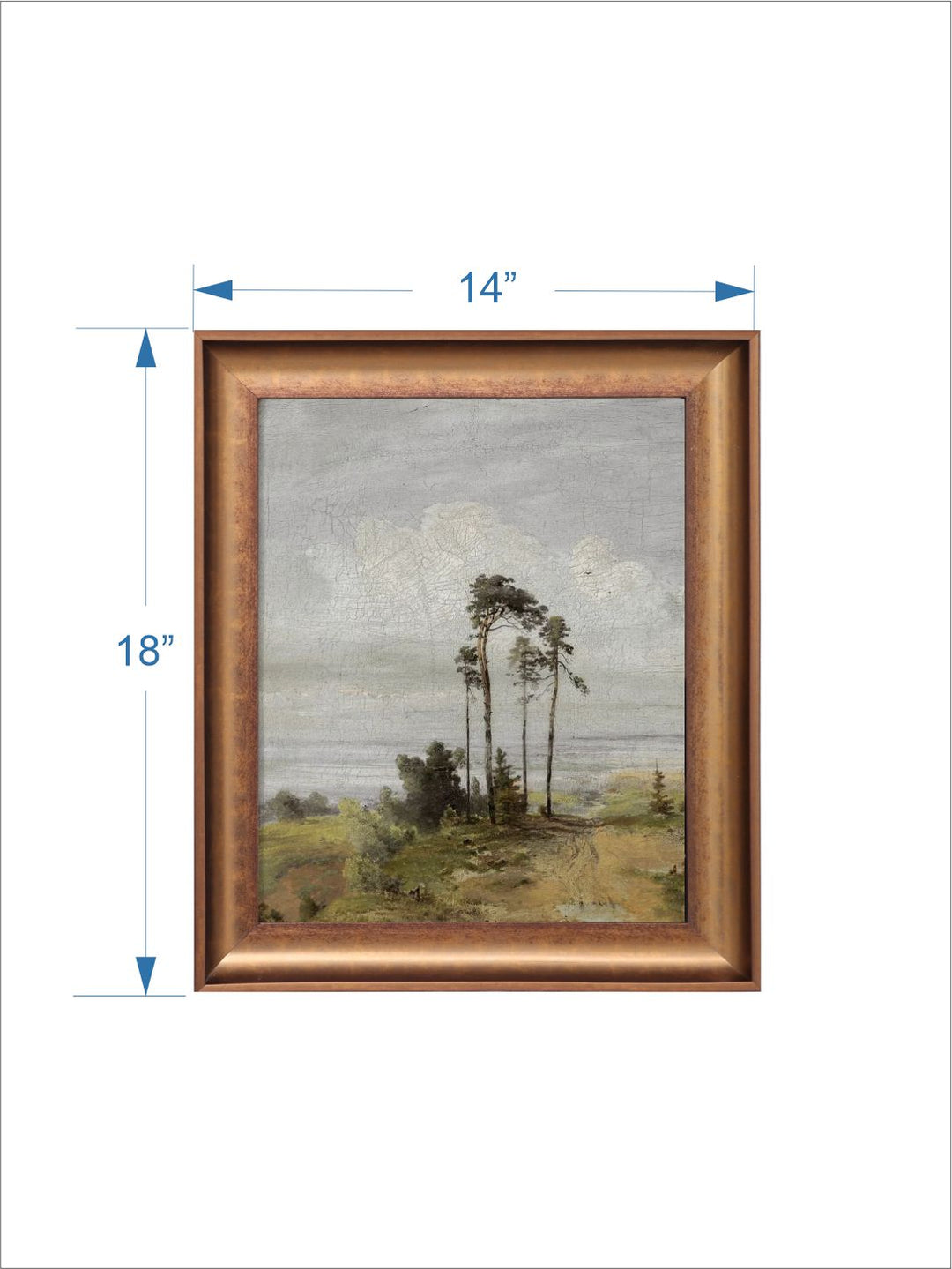 The Vintage Artistry Blue & Green Coastal Beach Wall Art