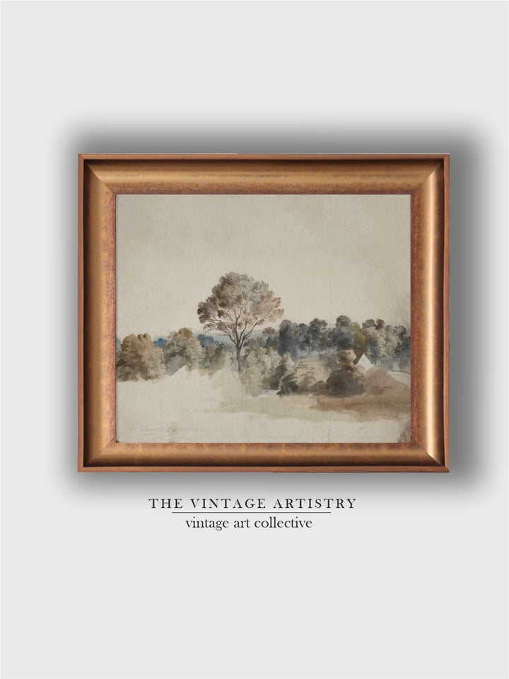 The Vintage Artistry Beige Farmhouse Wall Art