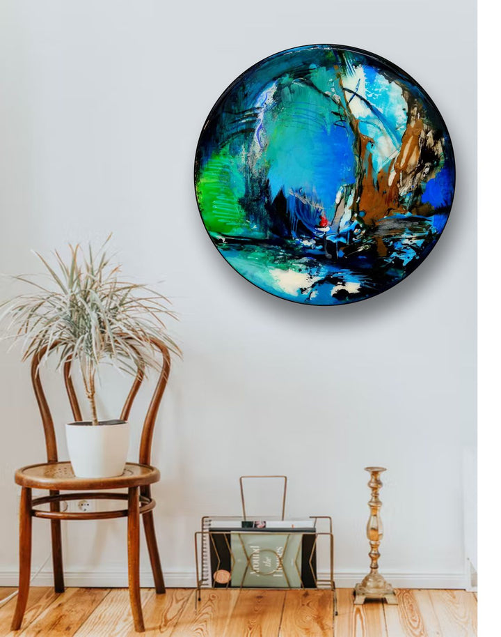 " Multi Abstract Painting Wall Art''
