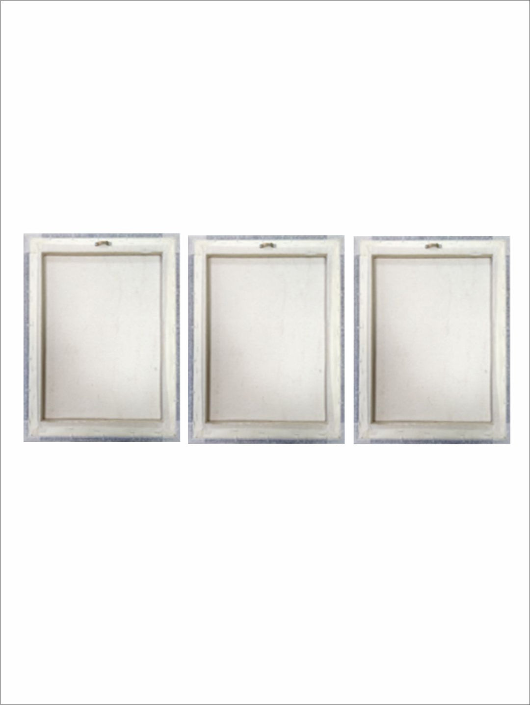 "Brown  Grey Set Of 3 Abstract Wall Painting''