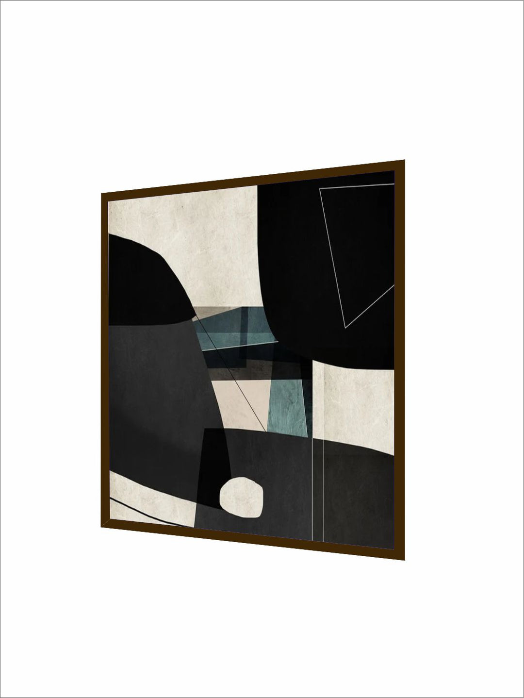 "Black Abstract Painting Wall Art''