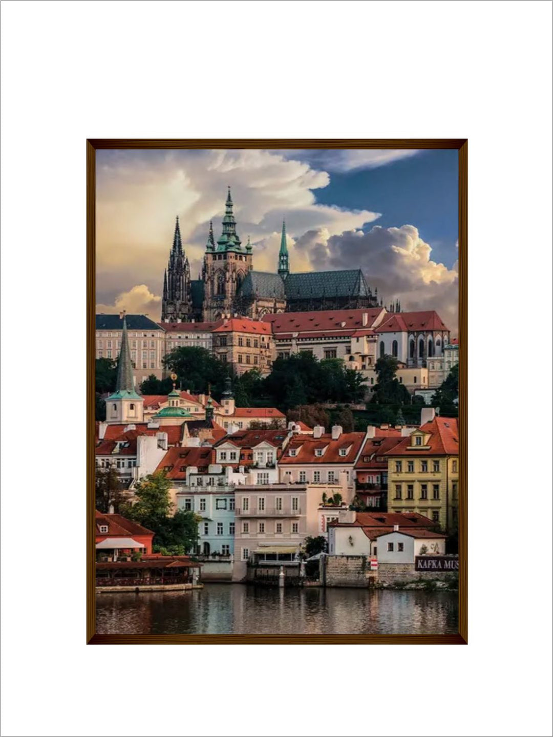 "Blue  Black Photograph Printed Framed Wall Art''