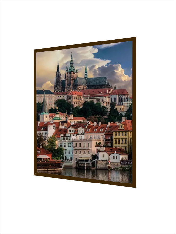 "Blue  Black Photograph Printed Framed Wall Art''