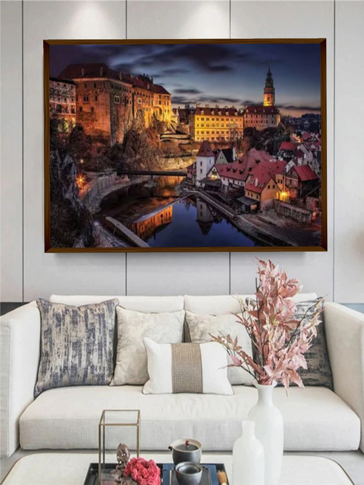 " Black & Brown Abstract Painting Wall Art''