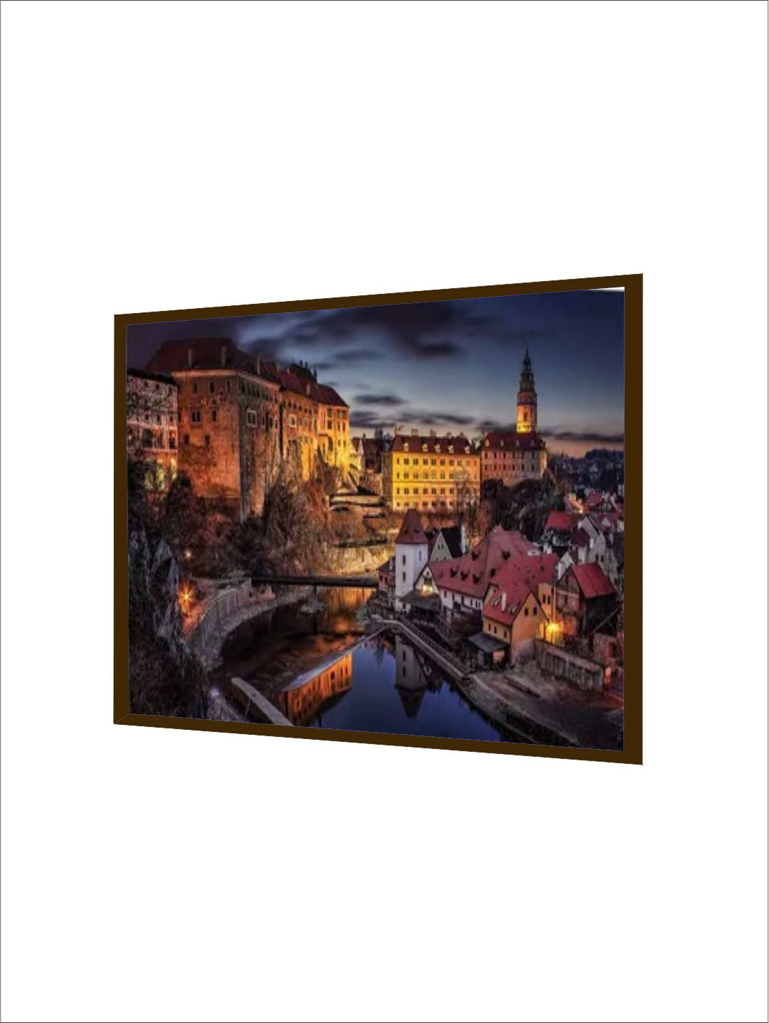 " Black & Brown Abstract Painting Wall Art''