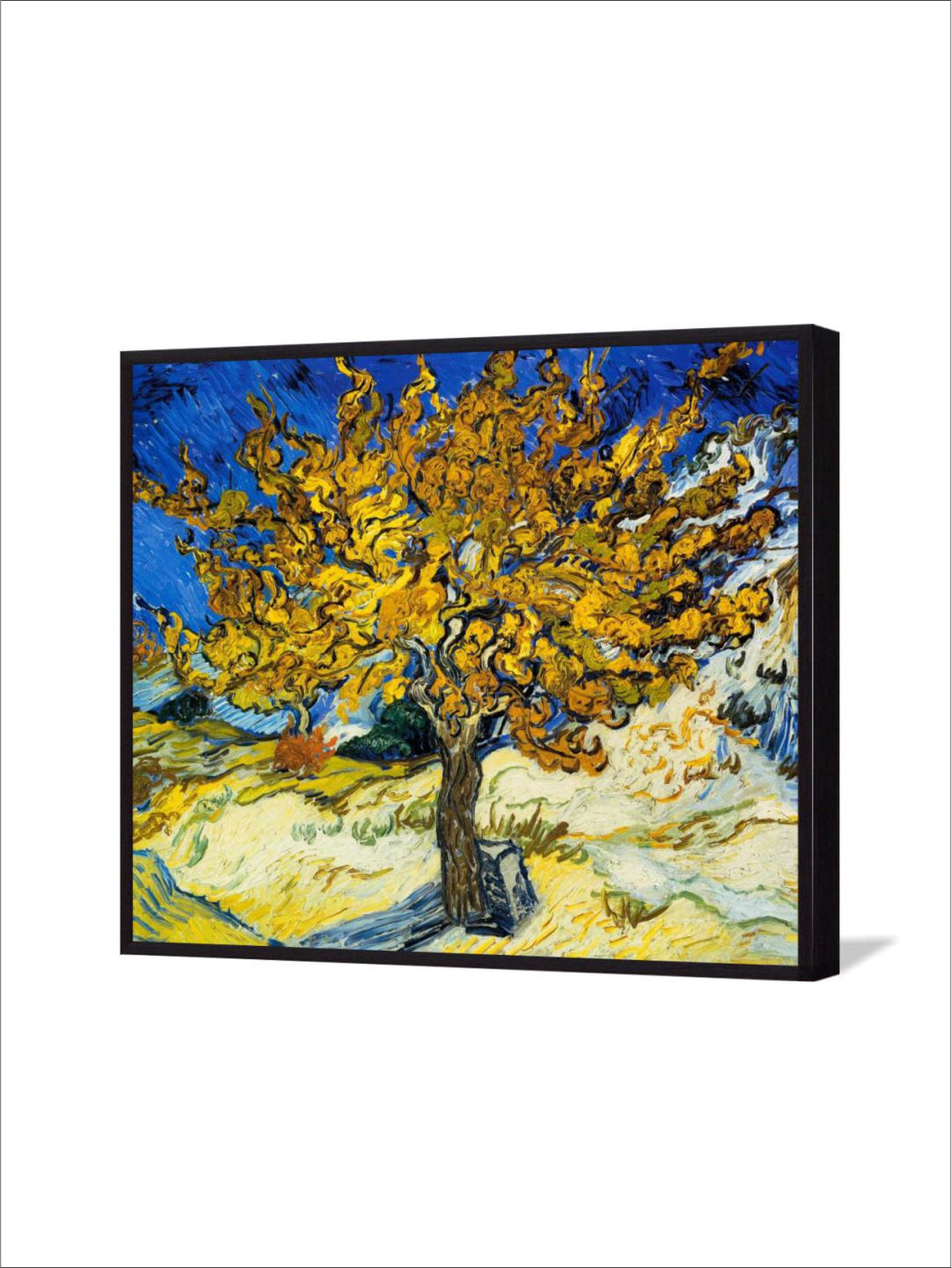"Yellow & Blue The Mulberry Tree By Van Gogh''