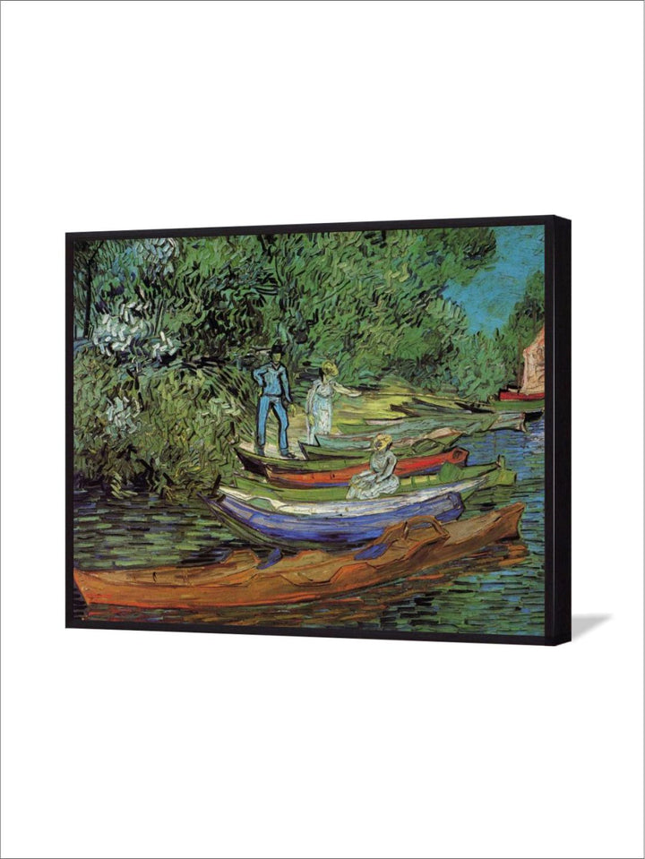 "Green & Blue Abstract Framed Wall Art Painting''