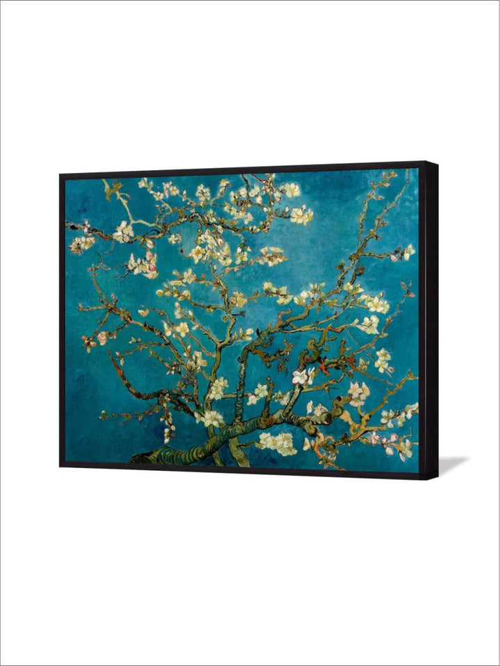 "Blossoming Almond Tree By Van Gogh Framed Wall Art Painting''