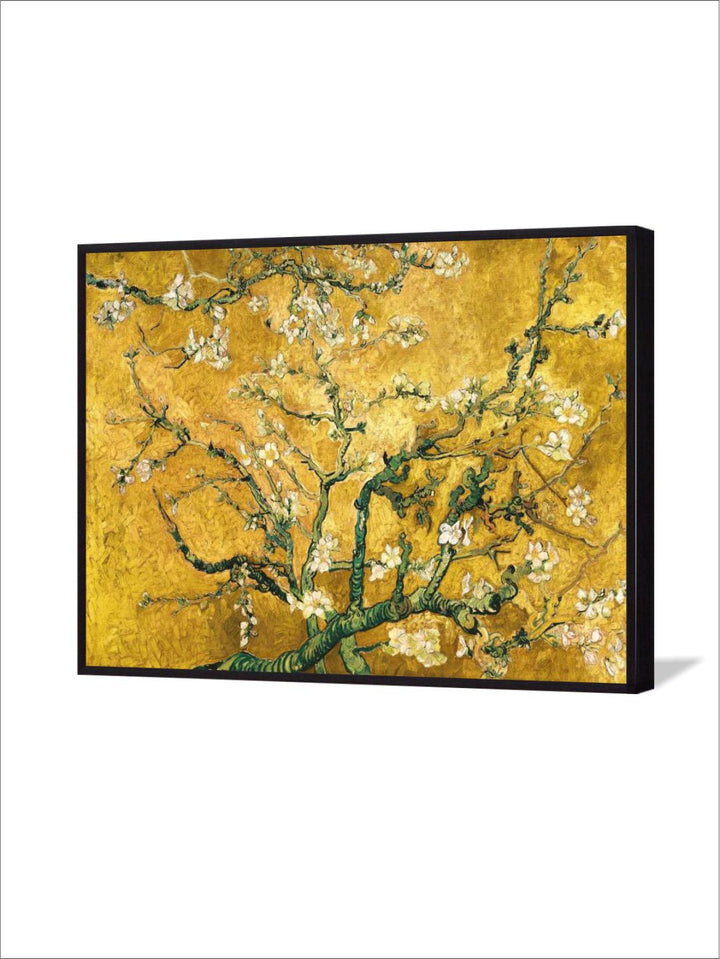 "Yellow & White Mandorlo In Fiore (Gold Variation) By Van Gogh''