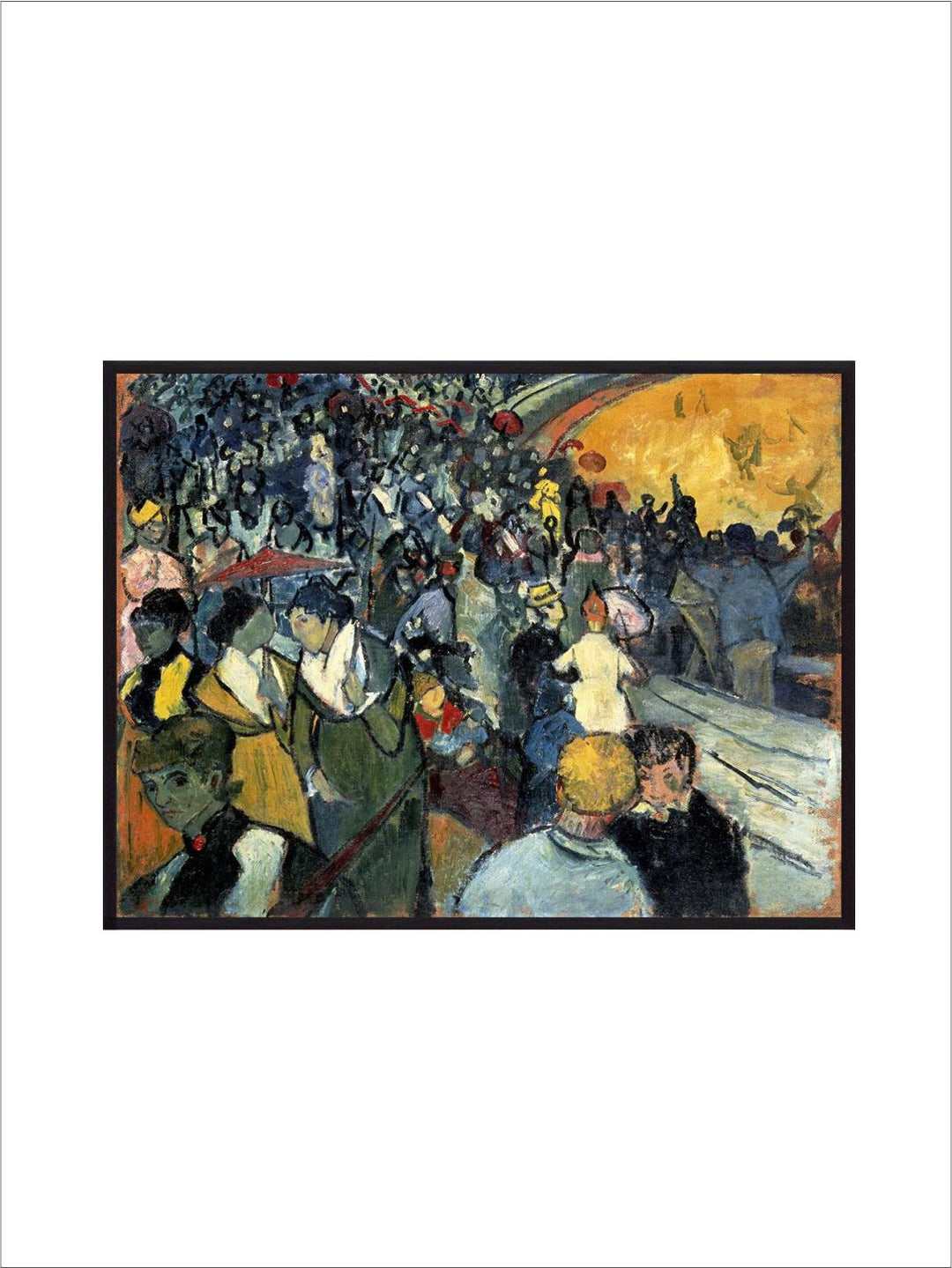 "Blue & Yellow The Arena at Arles By Van Gogh''