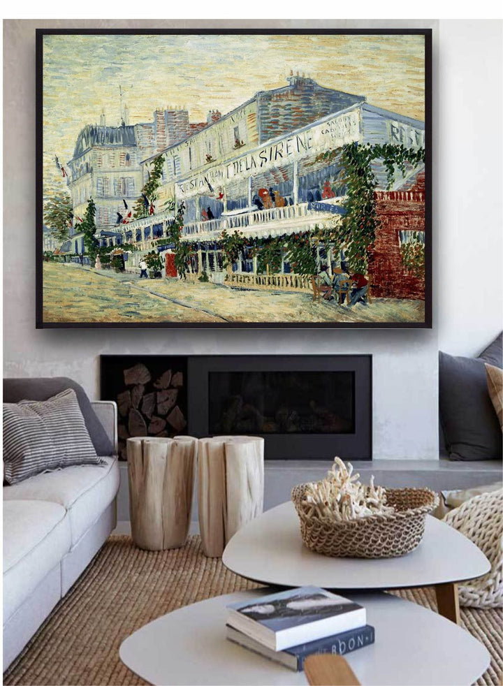 "Beige & Black Abstract Framed Wall Art Painting ''
