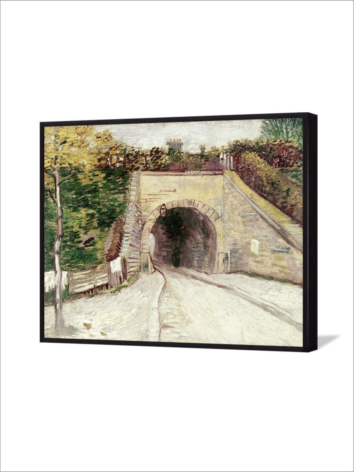 "Tunnel Through Hillside By Van Gogh Wall Art