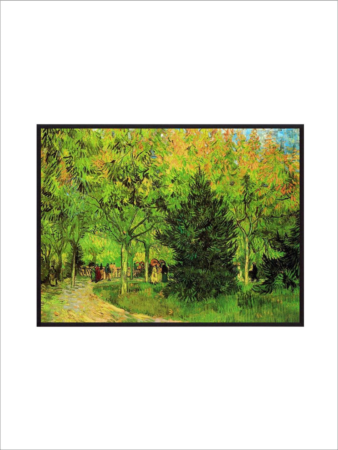 "Lane In Public Gardens Arles By Van Gogh Wall Art''