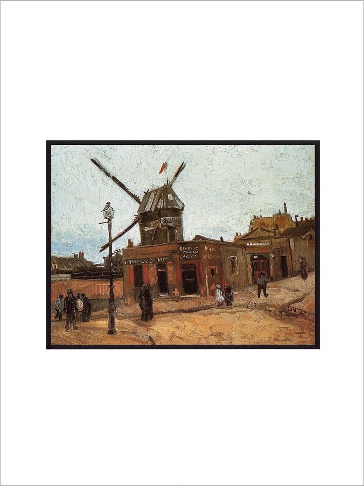"Le Moulin De La Galette 2 By Van Gogh Wall Art''