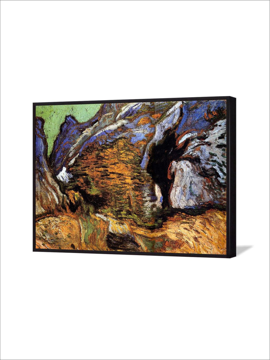 "Les Peiroulets Ravine By Van Gogh Wall Art Painting''
