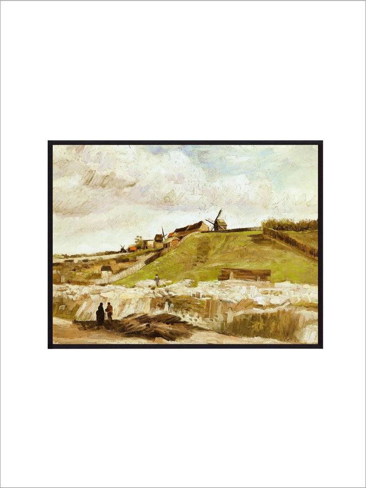 "Montmartre Quarry Mills By Van Gogh Wall Painting''