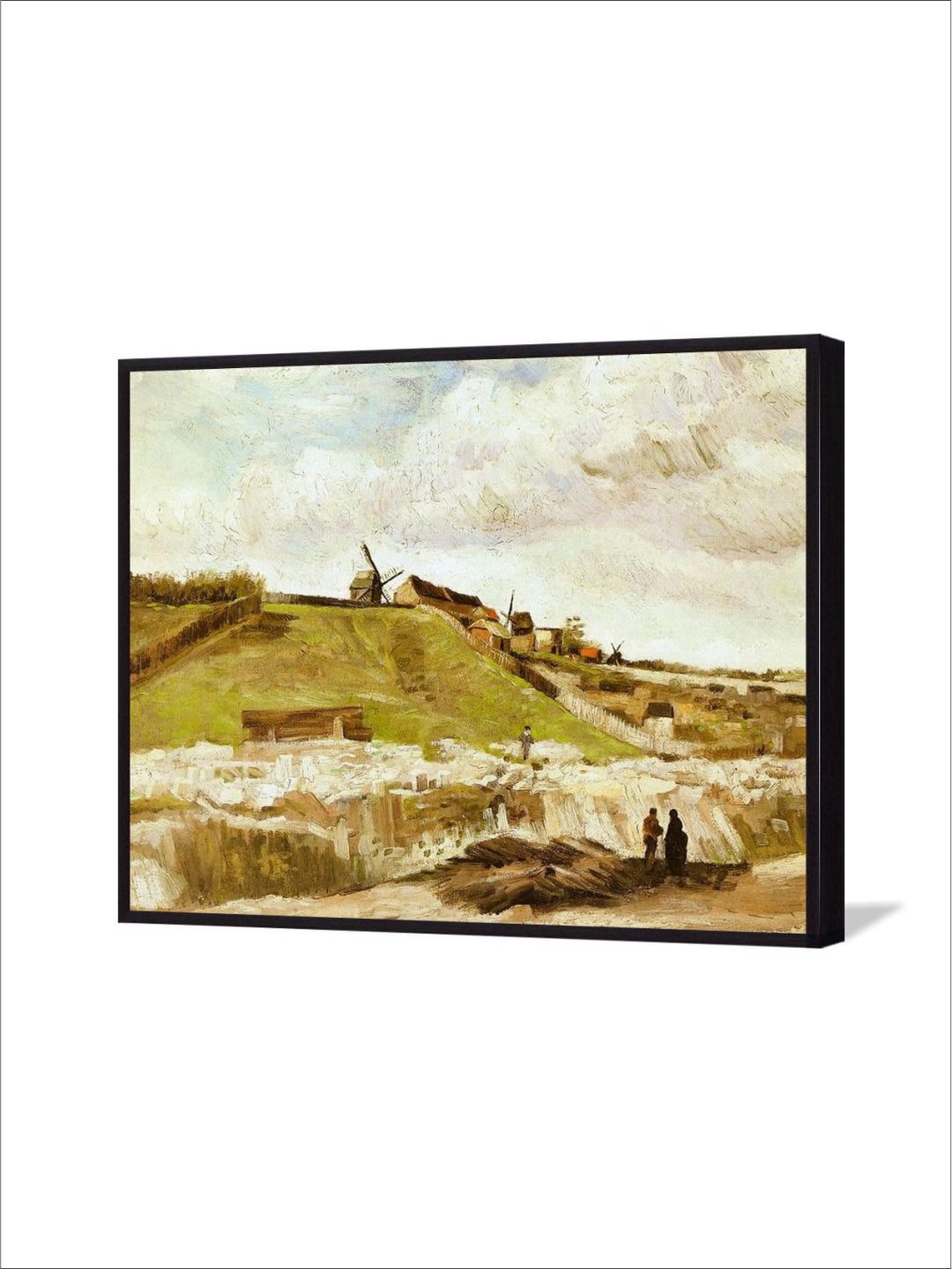 "Montmartre Quarry Mills By Van Gogh Wall Painting''