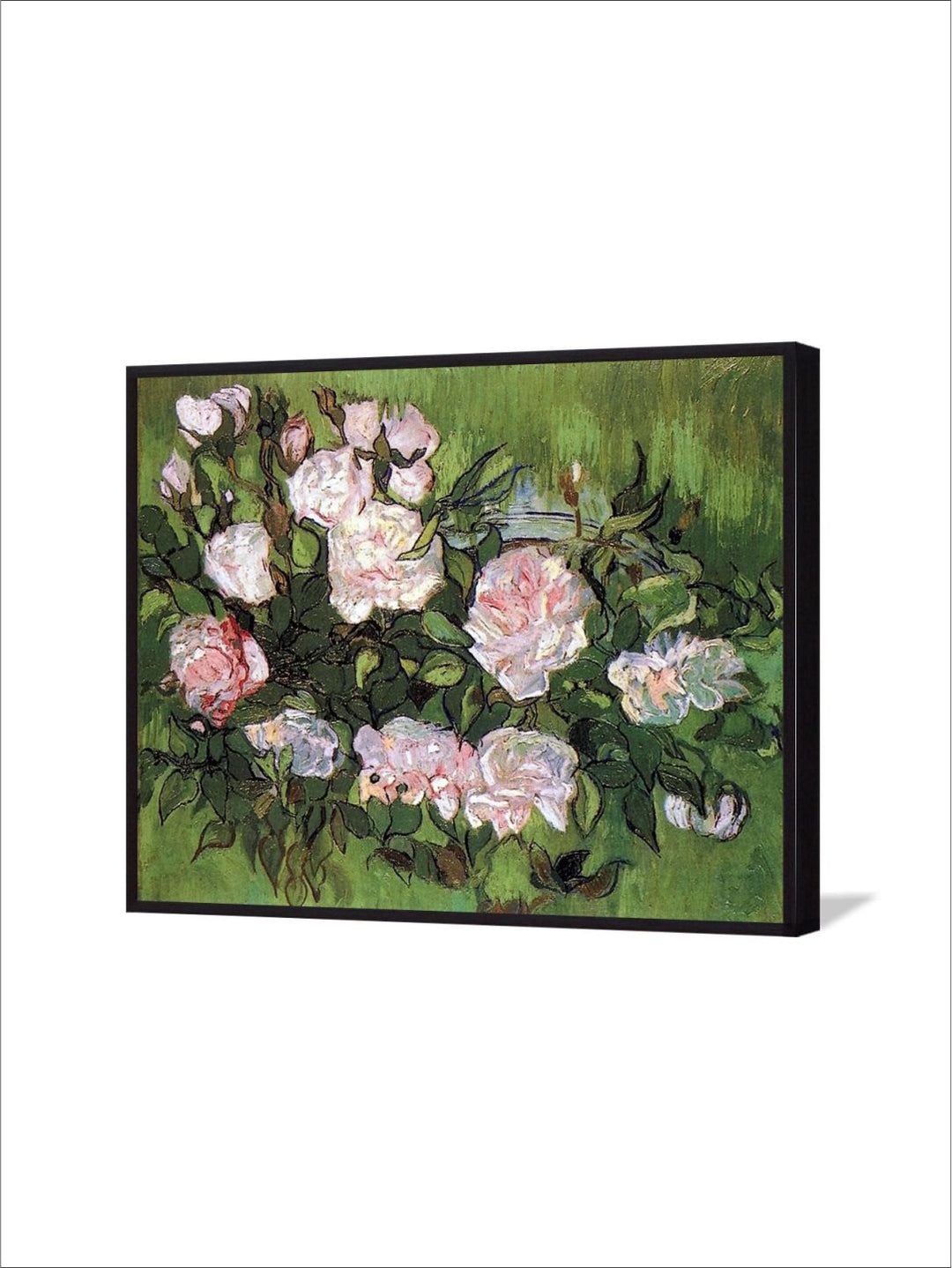 "Pink Roses By Van Gogh Wall Painting''