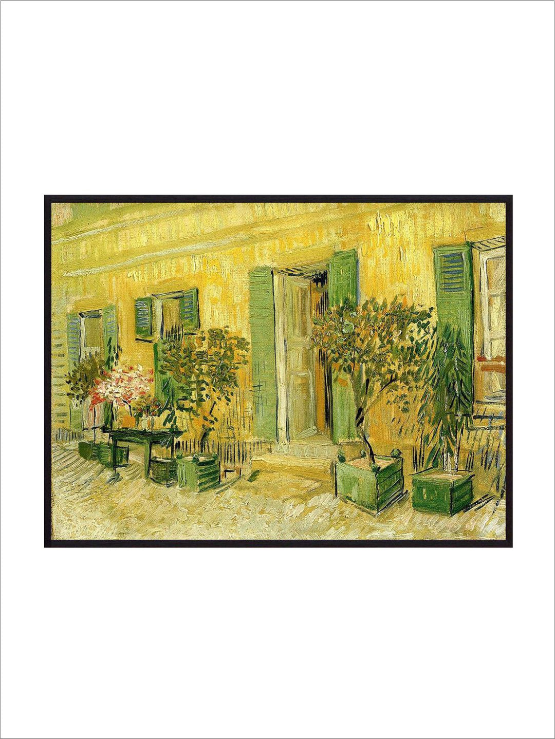 "Restaurant At Asnieres By Van Gogh Wall Painting''