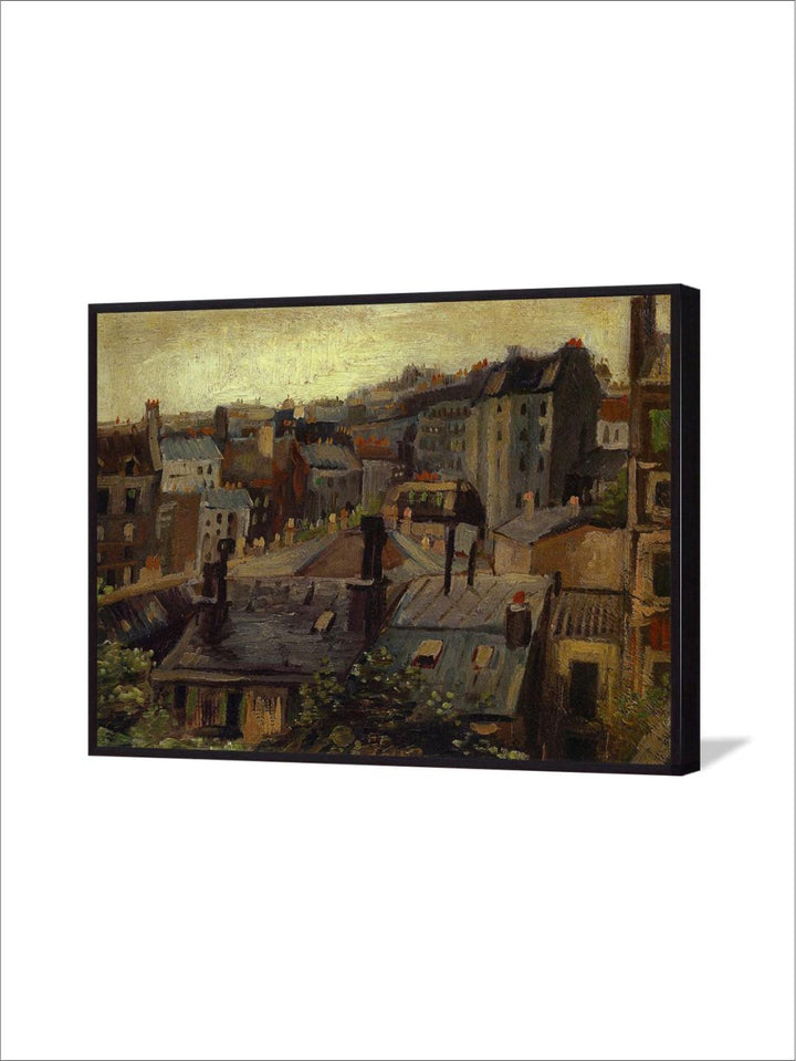 "Roofs In Paris By Van Gogh Wall Art''