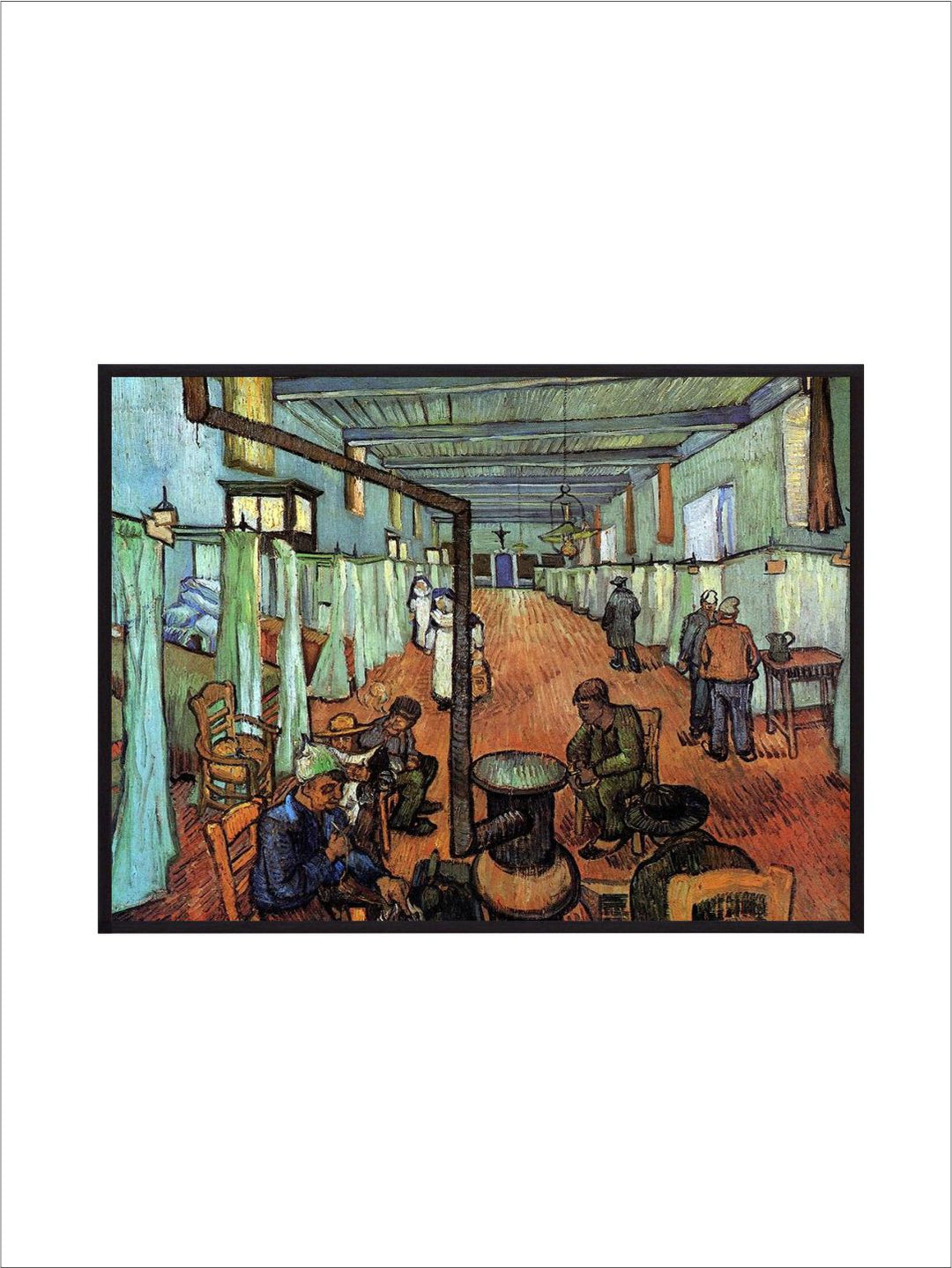 "Ward Hospital Arles By Van Gogh Wall Painting''