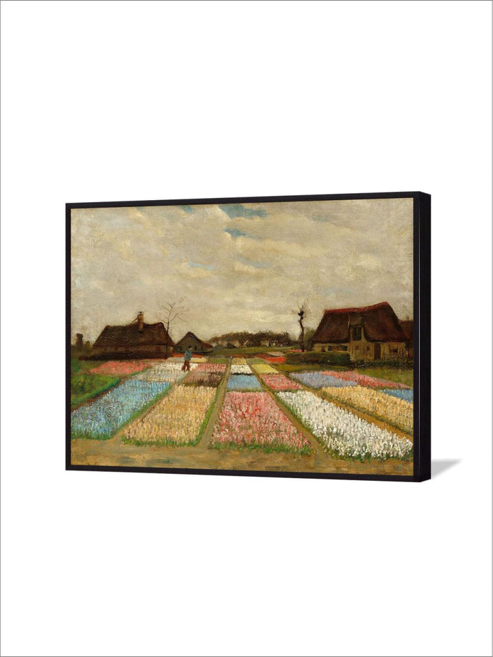 "Bulb Fields By Van Gogh Framed Wall Painting''