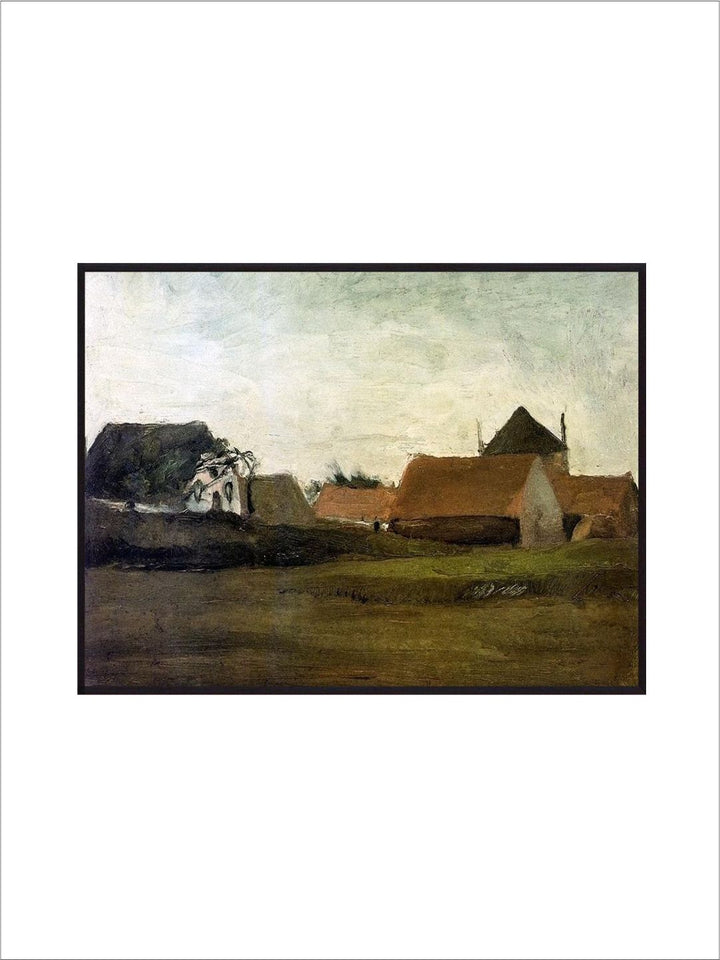 "Farm House Loosduinen Near The Hague By Van Gogh Wall Art Painting''