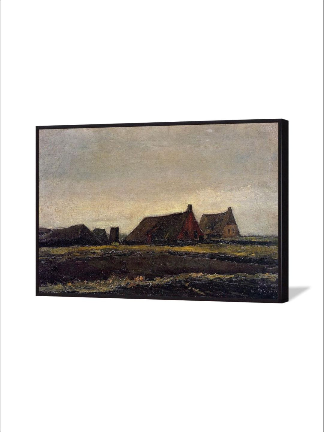 "Farmhouse Near Hoogeveen By Van Gogh Painting''