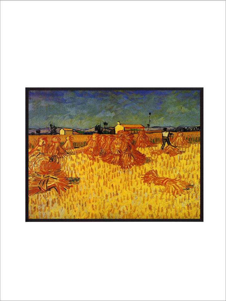 "Yellow & Red Harvest In Provence By Van Gogh Painting ''