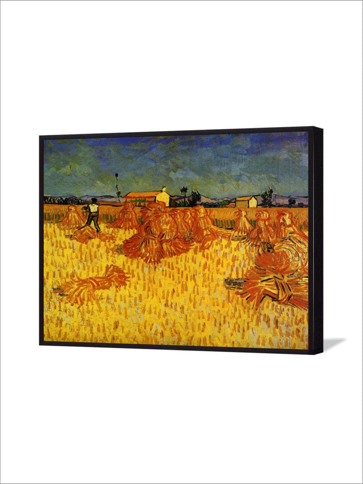"Yellow & Red Harvest In Provence By Van Gogh Painting ''