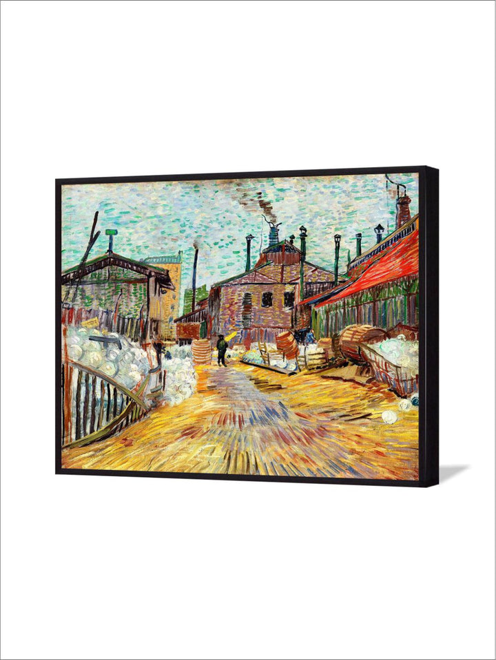 "The Factory (1887) By Van Gogh Framed Wall Art''